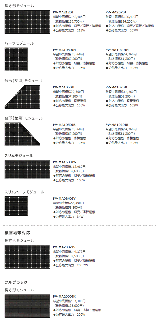 製品案内--（有）サントップ--高知県高知市 太陽光発電設備専門店
